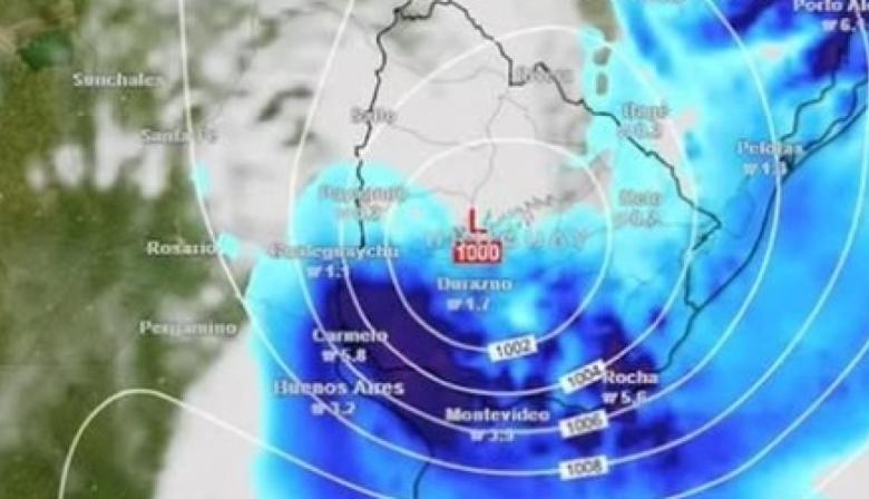 Martes con lluvias y ráfagas en La Plata: pronostican hasta 55 mm acumulados