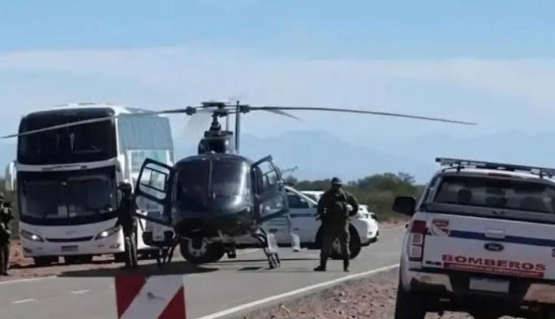Murieron siete personas en San Juan tras la caída de un helicóptero de una empresa de La Plata