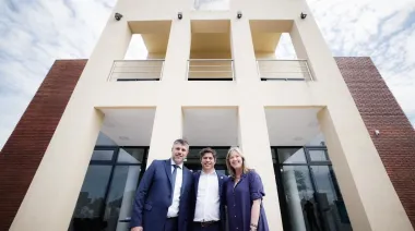 Hourcade recorrió junto a Kicillof la nueva Casa de la Provincia en Magdalena
