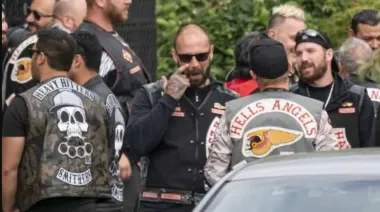 El curioso paso de los Hells Angels por La Plata: incidentes, fotos con la UOCRA y noches de boliche