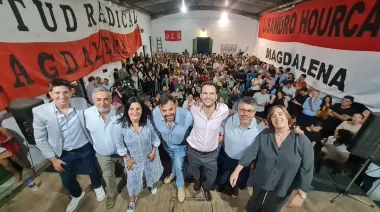 Lisandro Hourcade en Magdalena: “Votemos por la defensa del Estado eficiente, que potencie inversiones y genere empleo”