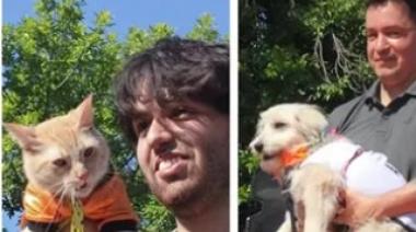 Plaza Azcuénaga fue escenario de una pasarela canina solidaria para fomentar la adopción