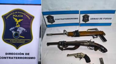 Allanaron una casa en La Plata por ataques antisemitas y hallaron armas y una bomba molotov