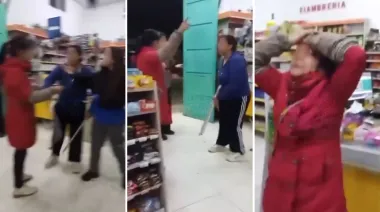 Ataque a palazos en un supermercado chino de La Plata: las dos versiones de la pelea