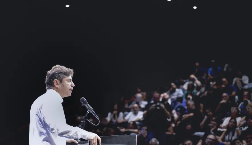 Kicillof: llamó a construir una alternativa para “terminar con el ciclo de Milei”