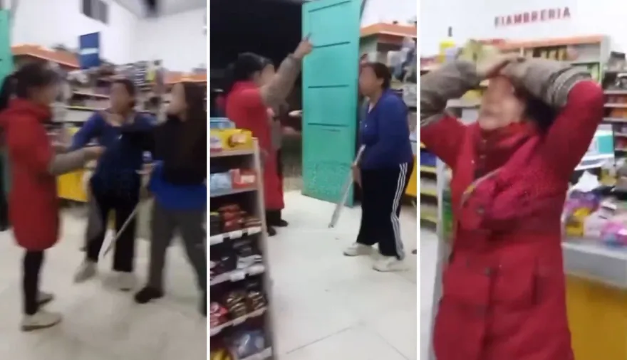 Ataque a palazos en un supermercado chino de La Plata: las dos versiones de la pelea