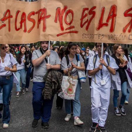 Marcha Federal por la Salud: reclaman declarar la Emergencia Sanitaria en la provincia de Buenos Aires