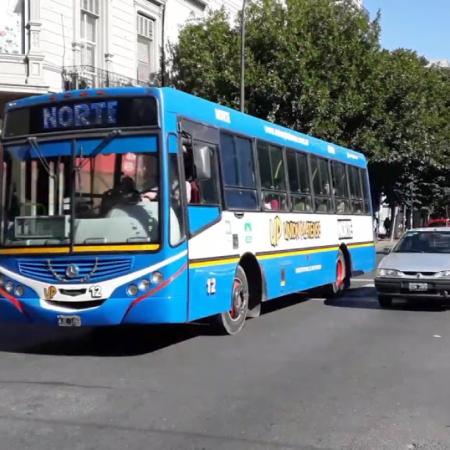 Los micros circulan con frecuencias reducidas en La Plata
